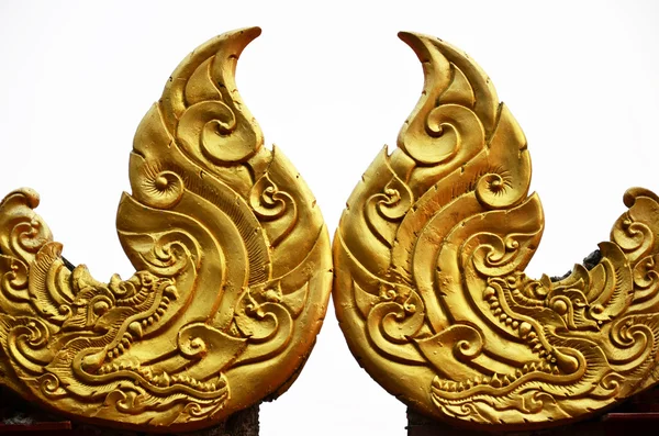 Thai dragon or king of Naga statue — Stock Photo, Image