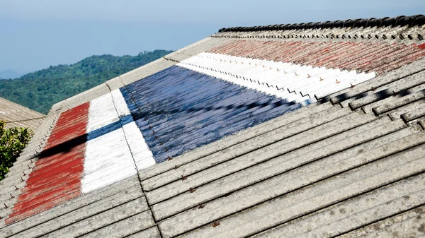 Roof pattern flag of Thailand — Stock Photo, Image