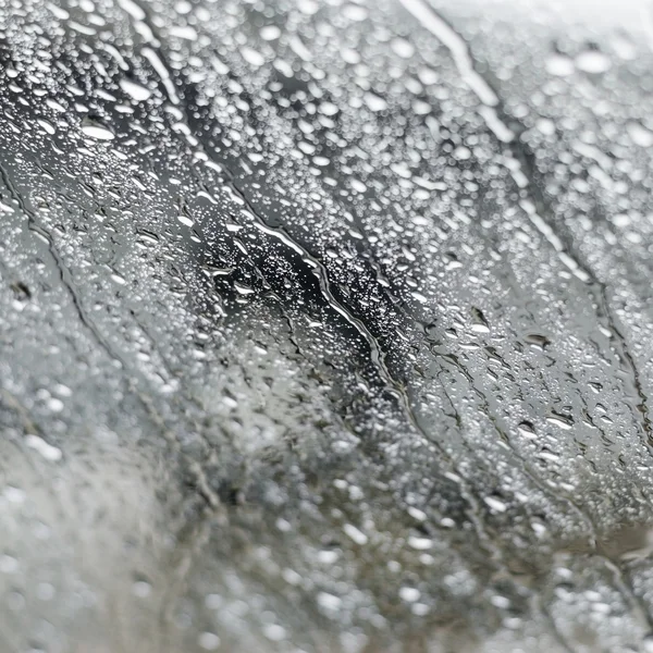 Wassertropfen auf dem Glas — Stockfoto