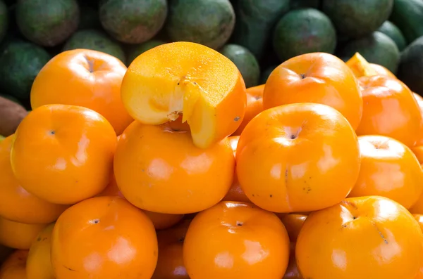 Frutas de caqui — Fotografia de Stock