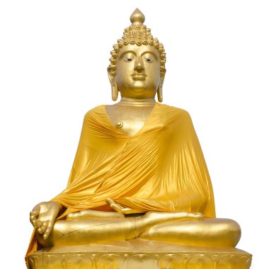 Tay altın buddha heykeli