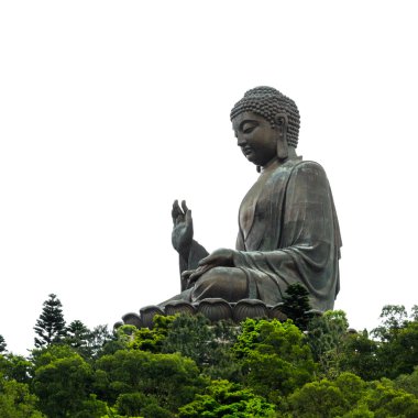 Tian tan Buda - buda lantau Island, hong kong dünyanın en yüksek bronz