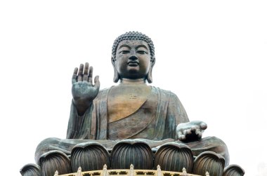 Tian tan Buda - buda lantau Island, hong kong dünyanın en yüksek bronz
