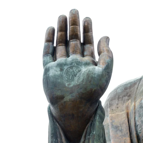 Hand of the Big Buddha in Hongkong. — Stock Photo, Image