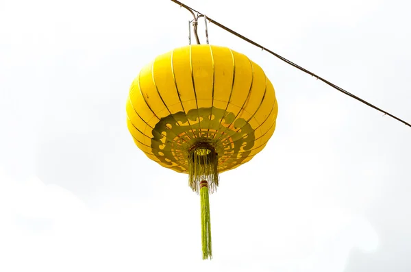 Lanternes en papier dans le temple Wong Tai Sin à Hong Kong — Photo