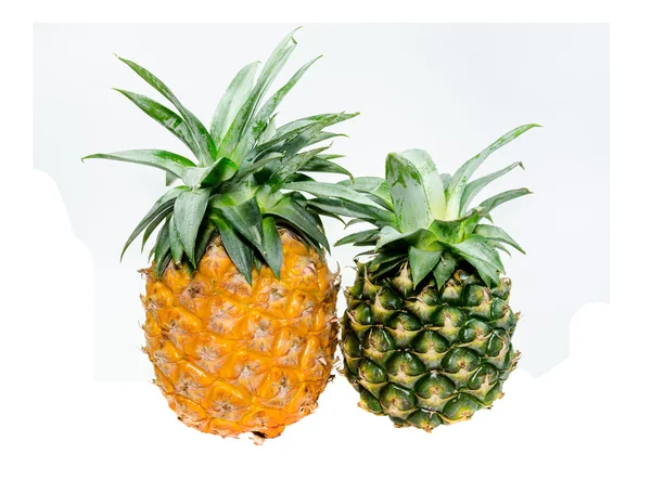 Ananas isolerad på vit — Stockfoto