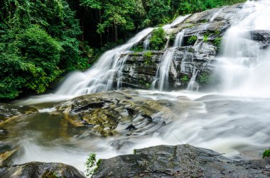 chiang mai Tayland doi Inthanon Milli Parkı, PHA dok xu şelale