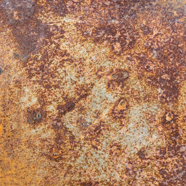 Textura antiga e cerca de zinco enferrujado fundo — Fotografia de Stock