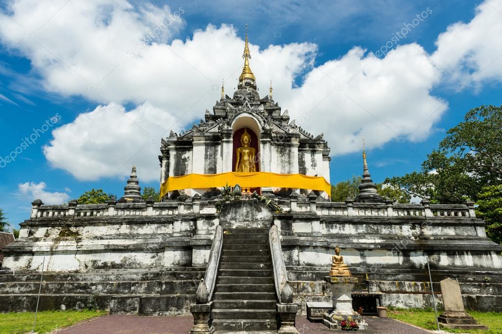 Thai temple of buddhism, Wat Phra Yuen is Thai temple in Lamphun, Northern Thailand, Thailand