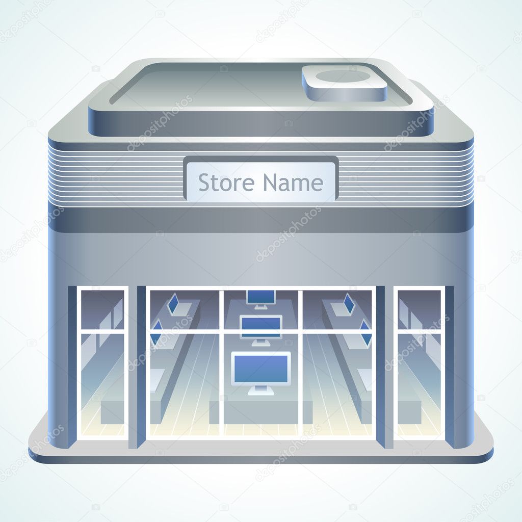 Store icon — Stock Vector © yesman 35401167