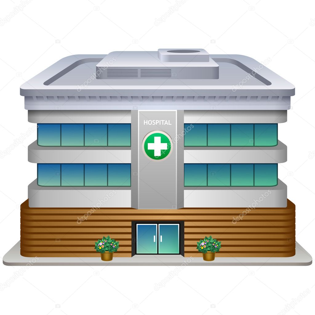 Hospital Building — Stock Vector © Yesman 41500463