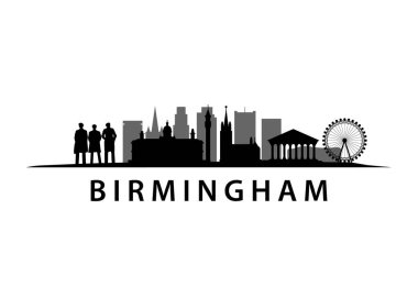 Birmingham Şehri Skyline Şehir Manzarası, Birleşik Krallık 'taki anıtlar, binalar