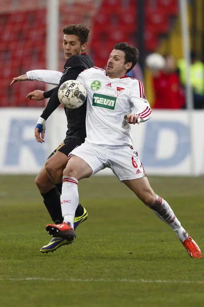 Honved vs. DVSC OTP Bank League match — Stock Photo, Image