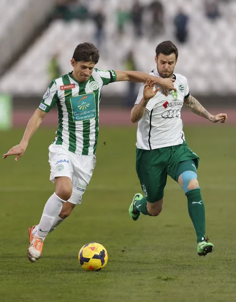 Ferencvaros vs. Gyori ETO OTP Bank League partita di calcio — Foto Stock