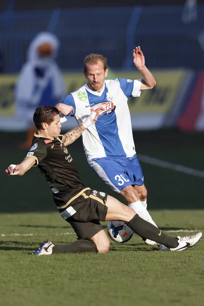 MTK Budapest vs. Ferencvaros OTP Bank League football match — Stock Photo, Image