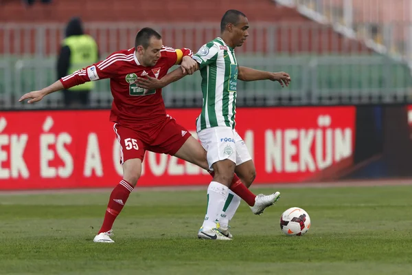 Ferencvaros vs. debreceni vsc otp bank liga fotbal zápas — Stock fotografie