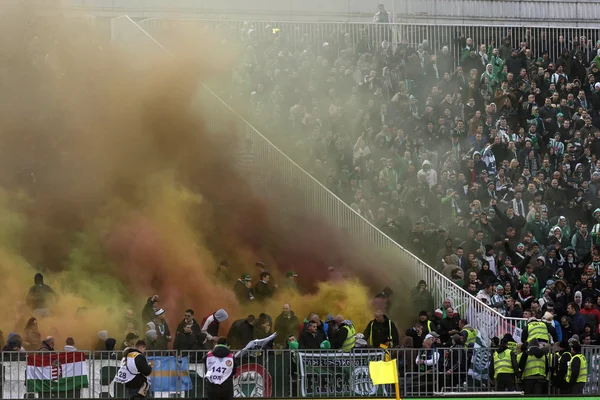 Ferencvaros debreceni vsc otp Bankası Ligi Futbol vs maç — Stok fotoğraf