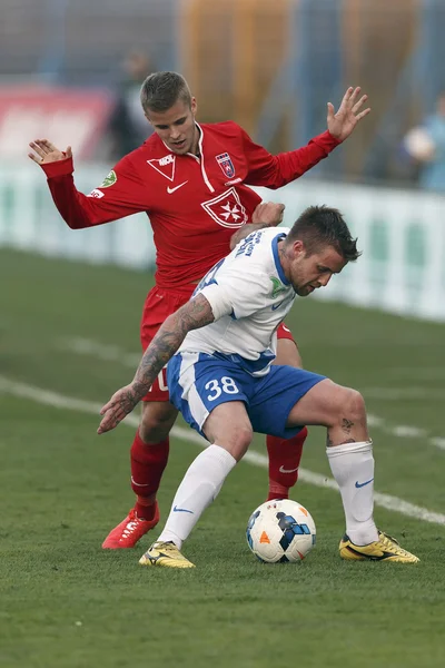 MTK Budapest vs. Videoton OTP Bank League football match — Stock Photo, Image