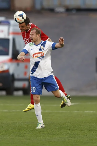 MTK Budapest vs. Videoton OTP Bank League football match — Stock Photo, Image