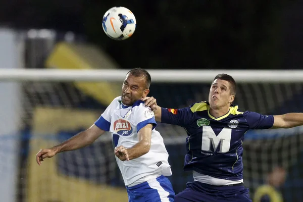 MTK vs. Puskas Academy OTP Bank League football match — Stock Photo, Image