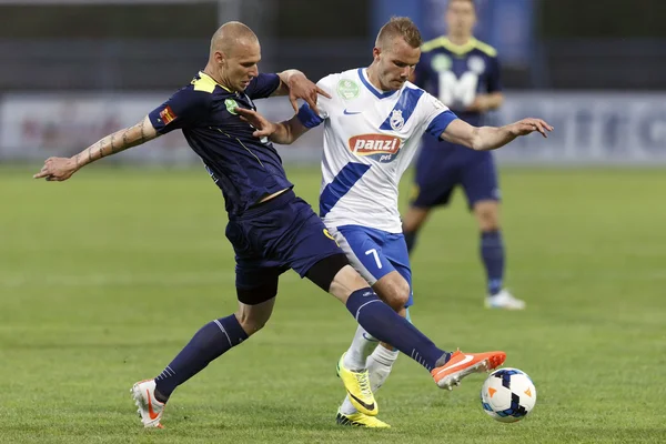 MTK vs. Puskas Academy OTP Bank League football match — Stock Photo, Image