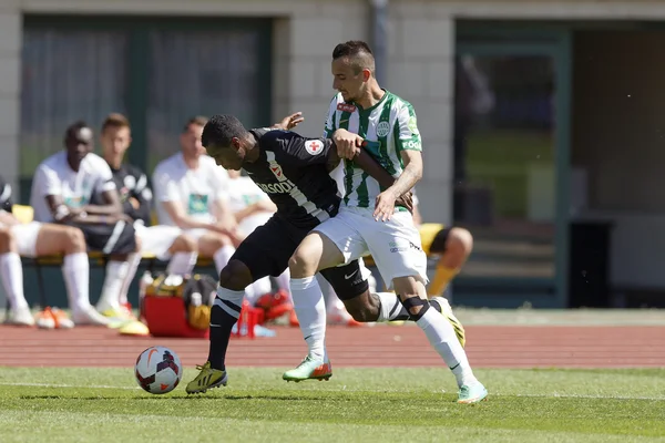 Ferencvaros vs. Diosgyori VTK OTP Bank League football match — Stock Photo, Image