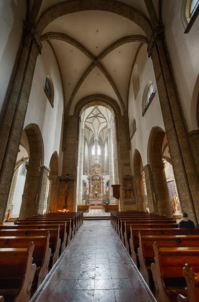 Fraziskanerkirche in Salzburg — Stock Photo, Image