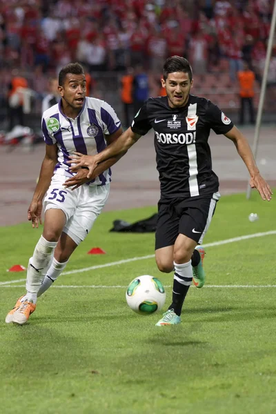 Minnesplakett vs. FC vtk ungerska cupfinalen fotbollsmatch — Stockfoto