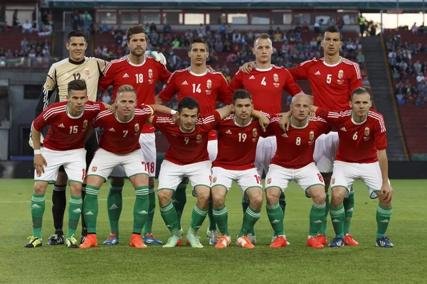 Arnavutluk dostu futbol maç vs Macaristan — Stok fotoğraf