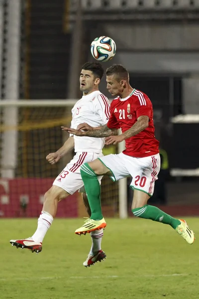 Hungary vs. Albania friendly football match — Stock Photo, Image