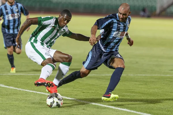 Ferencvarosi tc vs. sliema uefa el fotbalový zápas — Stock fotografie