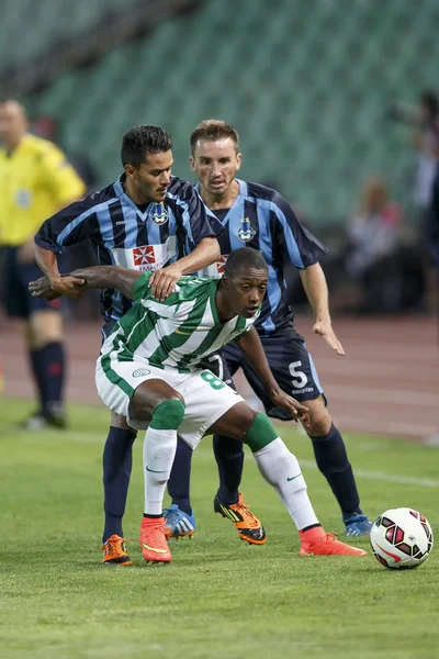 Ferencvarosi TC vs. Sliema UEFA EL jogo de futebol — Fotografia de Stock