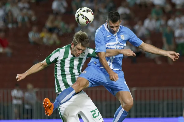 Ferencvarosi tc VS hnk rijeka uefa el football match — Stockfoto