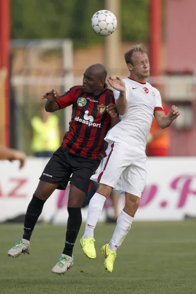 Budapest Honved vs. Galatasaray football match — Stock Photo, Image