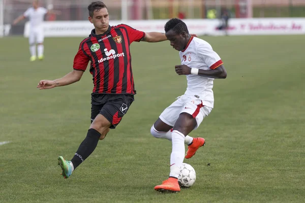 Budapešť honved vs galatasaray fotbalové utkání — Stock fotografie