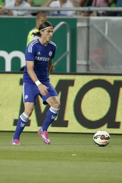 Ferencvaros vs chelsea stadium öppnar fotboll matchar — Stockfoto