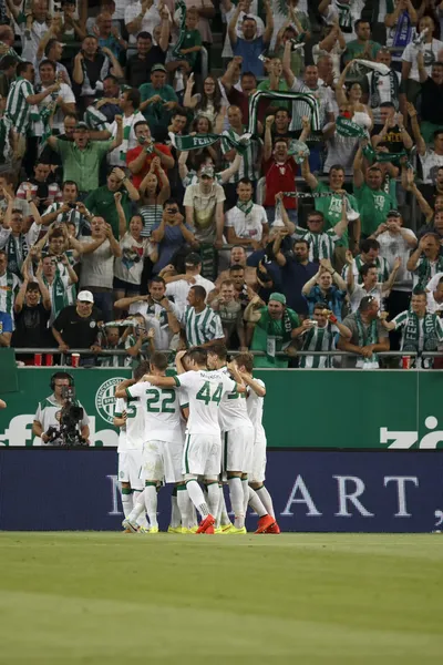 Ferencvaros vs. Chelsea stadium opening football match — Stock Photo, Image