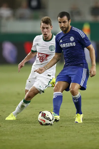 Ferencvaros vs. Chelsea stadio di apertura partita di calcio — Foto Stock