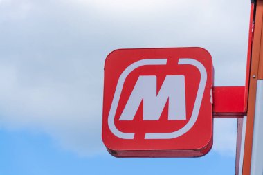 Tver bölgesindeki Kuvshinovo şehrinde süpermarket mıknatısı zinciri.
