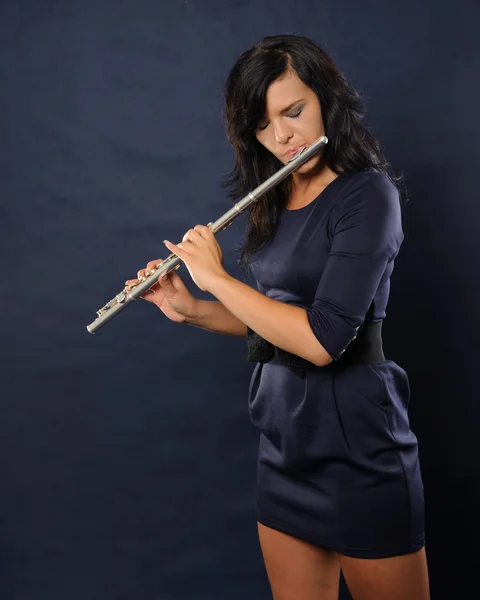 Flautista — Foto de Stock