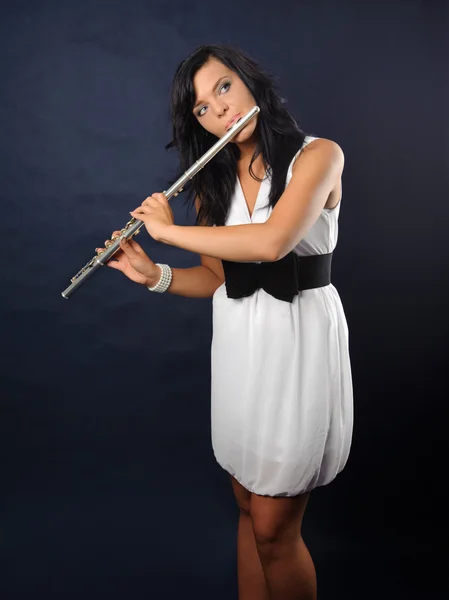 Flutist — Stock Photo, Image