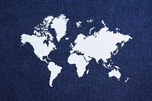 World Map Planet Earth — Stock Photo, Image