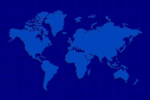 Карта Мира Планета Земля — стоковое фото