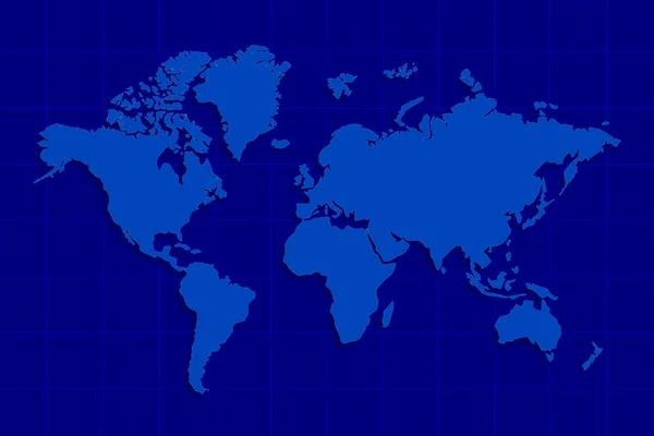 Blue line world map Stock Photos, Royalty Free Blue line world map