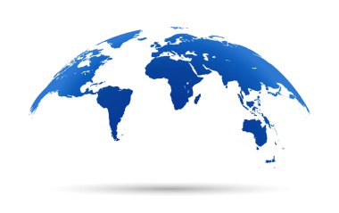 dünya haritası vektör illüstrasyonu