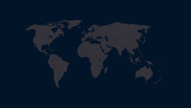 dünya haritası vektör illüstrasyonu