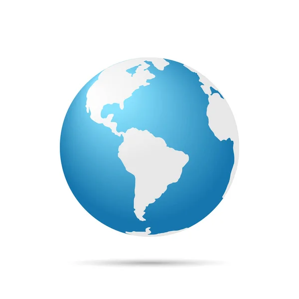 Obrázek Vektoru Země Globe — Stockový vektor