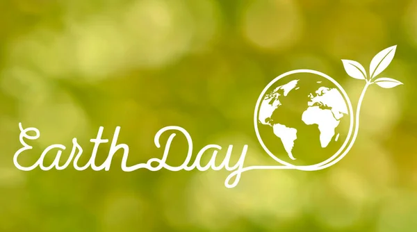 Hintergrund Illustration Zum Earth Day — Stockfoto