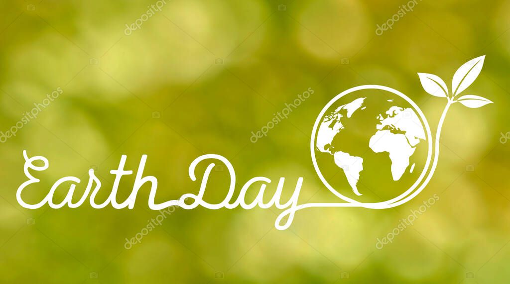 Earth Day background illustration