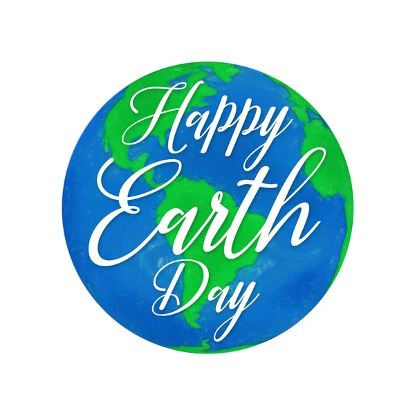 Earth Day Aquarell Hintergrund — Stockfoto